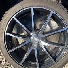 社外18インチホイール、グッドイヤー　ナビ7 225/45-18スタッドレス
