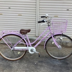 265 ダイワサイクル　JENN-LOVE 26インチ  ピンクボディー