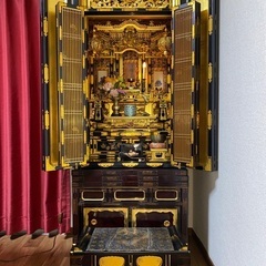 浄土真宗東本願寺派（真宗大谷派）お仏壇・仏具・経机（名古屋型台付仏壇フルセット）