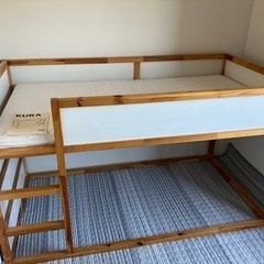 IKEA KURA キューラ ベッド本体 マットレス付