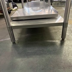 マルゼン炊飯器台付き作業台 バックカードあり