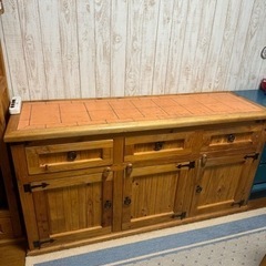 シェルフ　棚　キッチンボード　ウッド　木の家具　家具