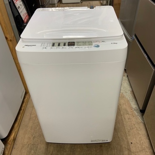 2021年製　ハイセンス　4.5K 全自動洗濯機