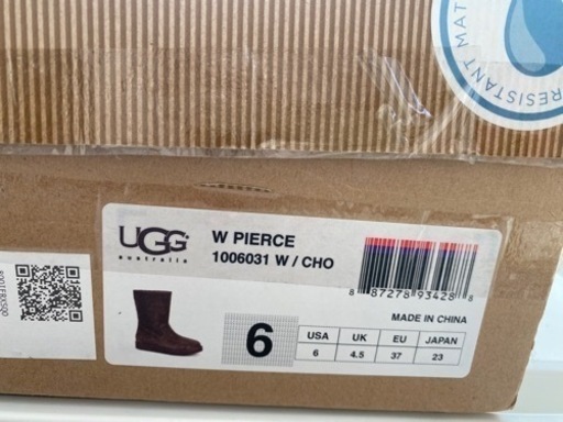 UGG あったかブーツ茶色23センチ(正規品)