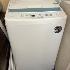洗濯機　SANYO ASW-60B(W)