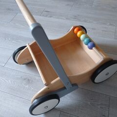 【美品】手押し車　カタカタ　おもちゃ収納