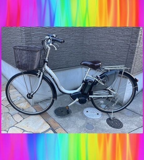 現行長生バッテリーほぼ新品！8.7Ah　ヤマハ　パスナチュラ　26インチ　 電動自転車　電動アシスト自転車　12297