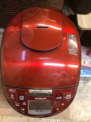 ☆中古￥6,800！HITACHI 5合IHジャー炊飯器　家電　RZ-VG10M型　2015年製　【BK447】