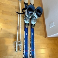 スキー板　サロモン145cm  GEN ブーツ24〜24.5 ス...