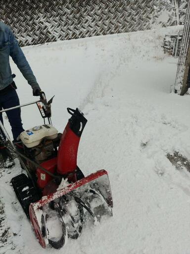 ホンダ除雪機HS55実働です。現物確認OK正月いつでもOK