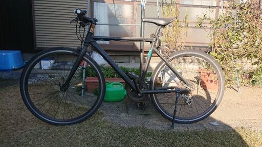 ターン クロスバイク 艶消し黒 48cm