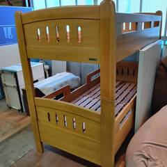 【愛品倶楽部柏店】Granz KIDS STAGE（グランツ）2段ベッド ホコリガード付 