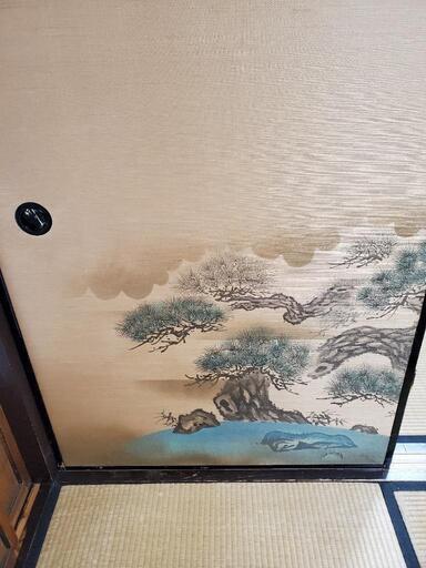 築100年の襖、欄間セット