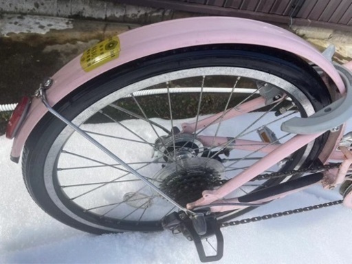 可愛い自転車、変速器付き