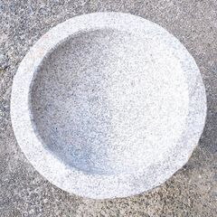 【状態良好】石臼　石臼台　杵　３点セット