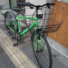 OFFICEPRESS[オフィスプレス]TR 700c シティークロスバイク 7speed/グリーン