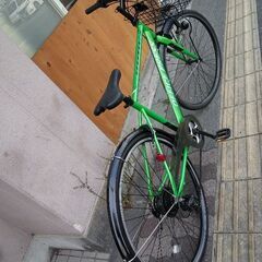 OFFICEPRESS[オフィスプレス]TR 700c シティークロスバイク 7speed/グリーン