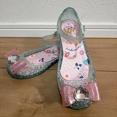 19cm♡サンリオ ハミングミント ガラスの靴風 サンダル