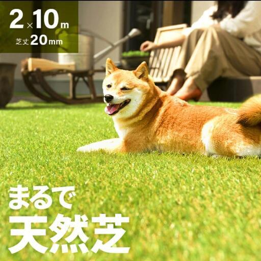 人工芝　2×10m 2ロール　新品に近い
