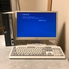 富士通デスクトップPC（ジャンク、マウスなし）