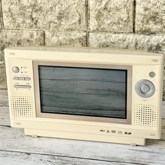 TWINBIRD ポータブル防水ワンセグテレビ VD-J713