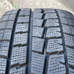 1229-1)工賃込！185/55R16 ダンロップスタッドレス中古4本セット！山あり！WM01