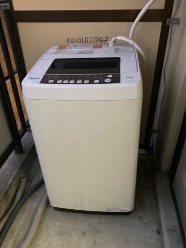 2019年製　家庭用洗濯機【ハイセンス HW-T55A 5.5kg】