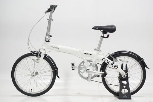 DAHON route 折りたたみ自転車 シルバー DAHON route 折りたたみ自転車