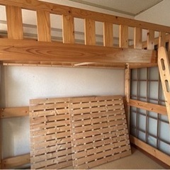 木製 ロフトベッド