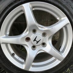 希望価格教えてください【値下げ】ホンダステップワゴン　RF3で使用　S2000純正　フロントホイール＆タイヤ５本セット　１６インチ ⭐︎