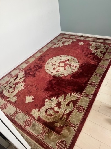 アンティーク　絨毯  Antique rug mat