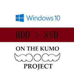 windows10のHDD搭載ノートパソコンをSSDにクロ…