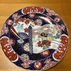 皿鉢（さわち）　有田焼清山作　昭和レトロ　骨董品　大皿