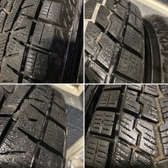 【値下げ】  スタッドレスタイヤ　バリ目　13インチ　155　65　小樽　札幌