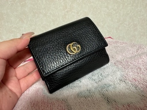 GUCCI GGマーモント三つ折財布