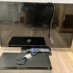 美品】TOSHIBA製 テレビ+録画ハードディスク