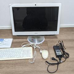 □名古屋近郊無料持参！【美品！富士通製Win10機】取引先で引き取った