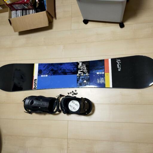 FLOW スノーボード 板 ビンディング Dagger 156cm ケース付き BURTON