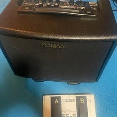 Roland AC-33 ＋BOSS FS-6アコースティックアンプ