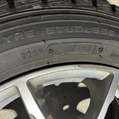 14インチダンロップスタッドレスタイヤ＆ホイール4本　2022年　デイズ