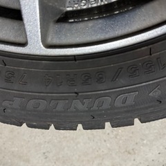 14インチダンロップスタッドレスタイヤ＆ホイール4本　2022年　デイズ