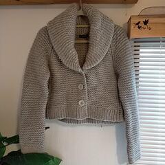 WOOL　100%　ボレロニット