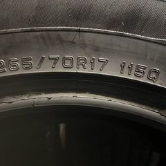 DUNLOP WINTER MAXX SJ8 265/70R17 17インチ スタッドレス 4本 19年製 