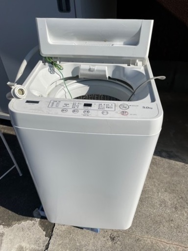 2021年製　5.0kg ヤマダセレクト　洗濯機　YWM-T50H1