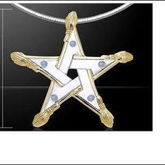 PS Silver Broomstick Pendant ほうきの柄 五芒星