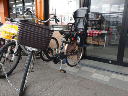 PanasonicビビDX26インチ電動アシスト自転車子供乗せチャイルドシート付き