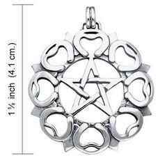 PS: Selfless Compass Silver pendant