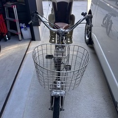 お話中・子供乗せ自転車　