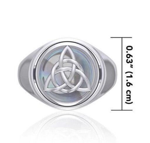 ペンダントヘッド PS: Celtic Triquetra Flip Ring TRI151