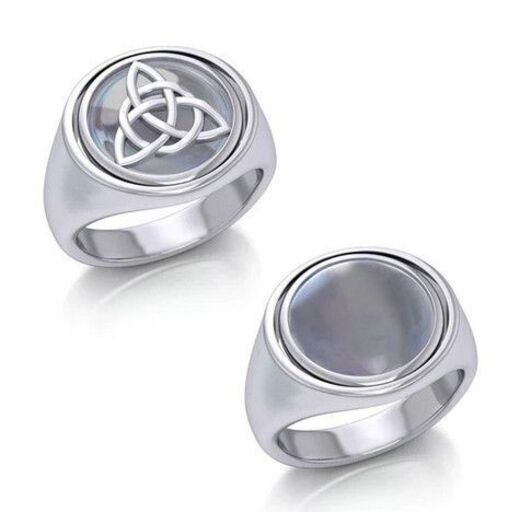 ペンダントヘッド PS: Celtic Triquetra Flip Ring TRI151